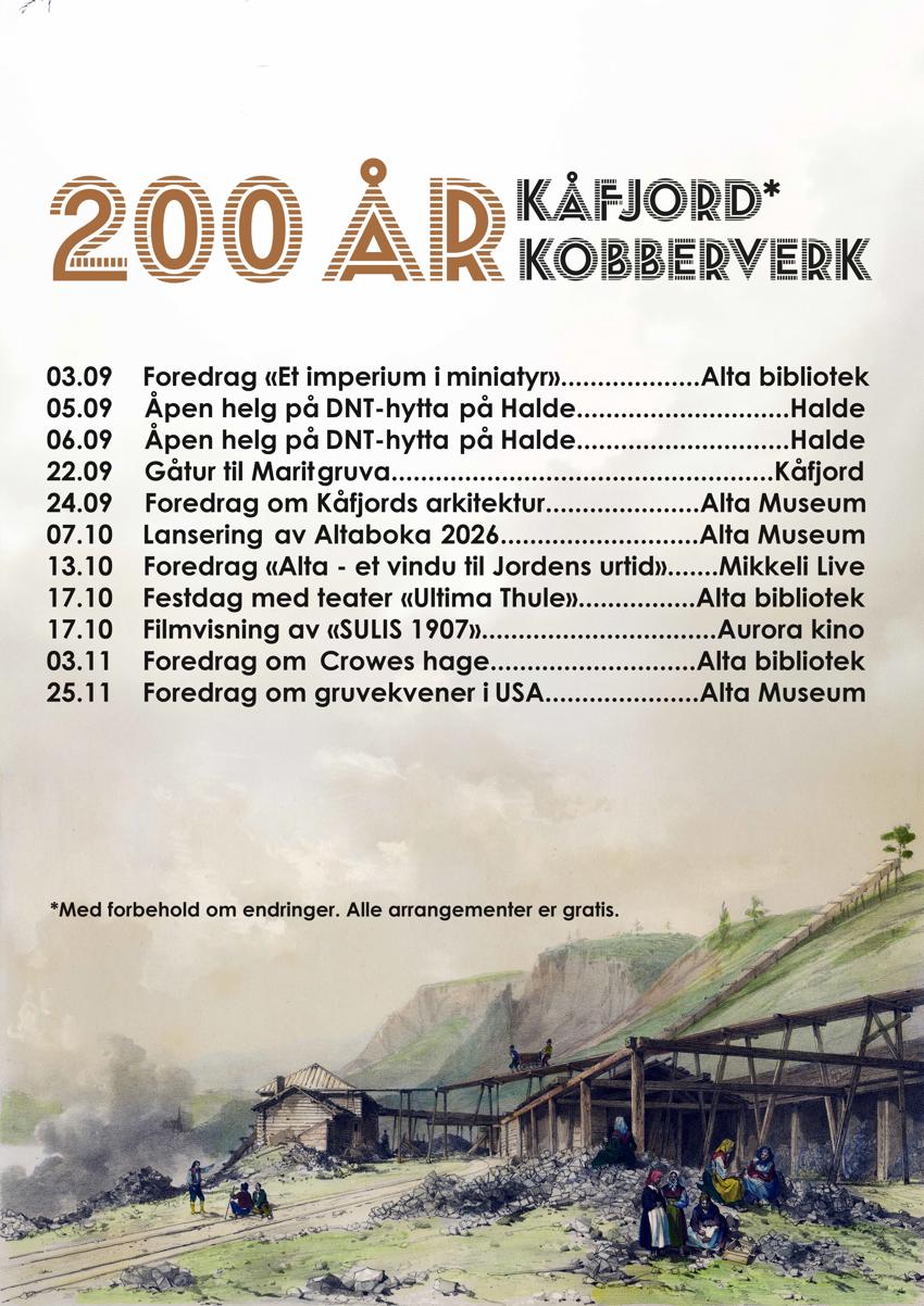 Kåfjord kobberverk – 200 års jubileum