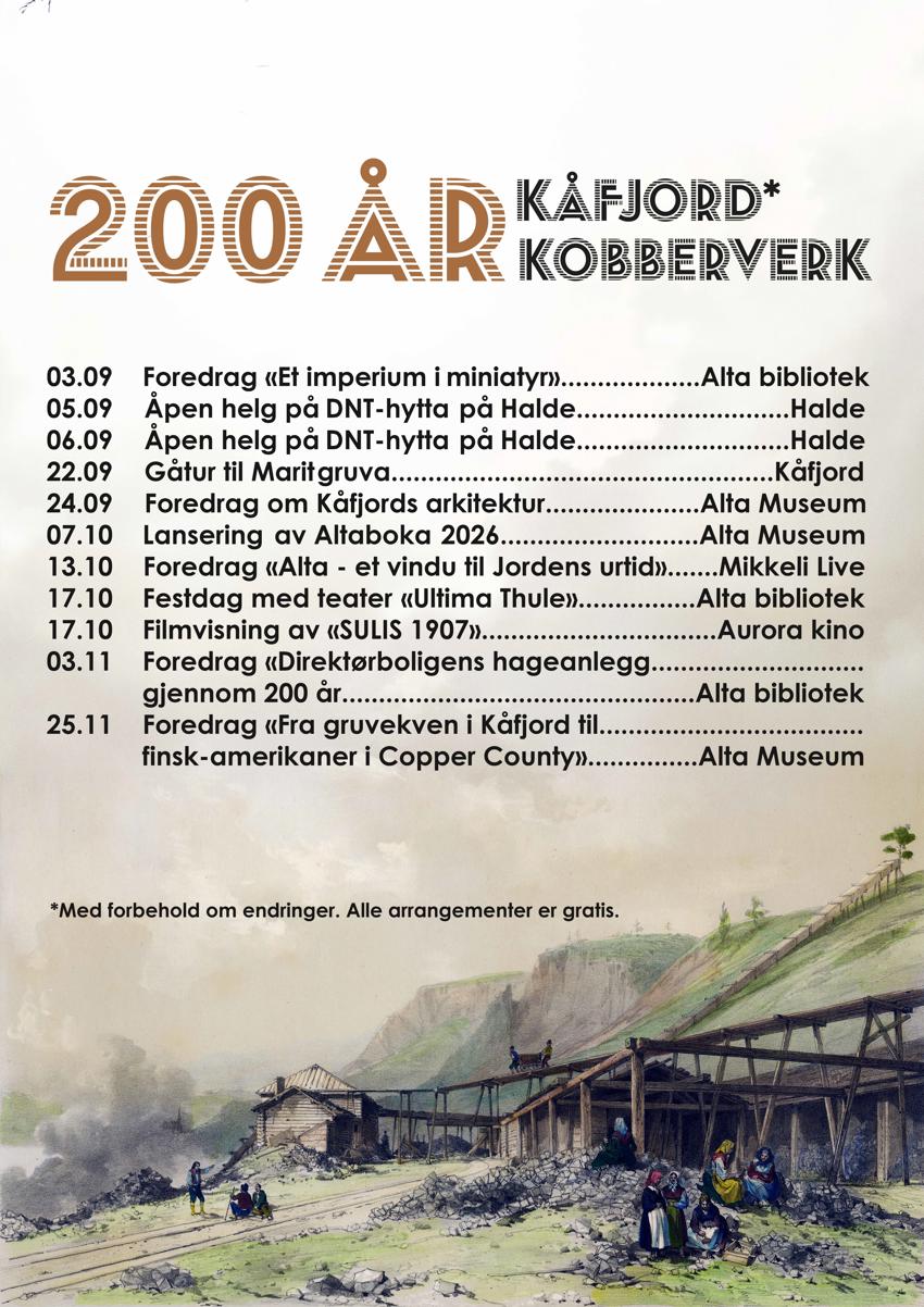 Kåfjord kobberverk – 200 års jubileum